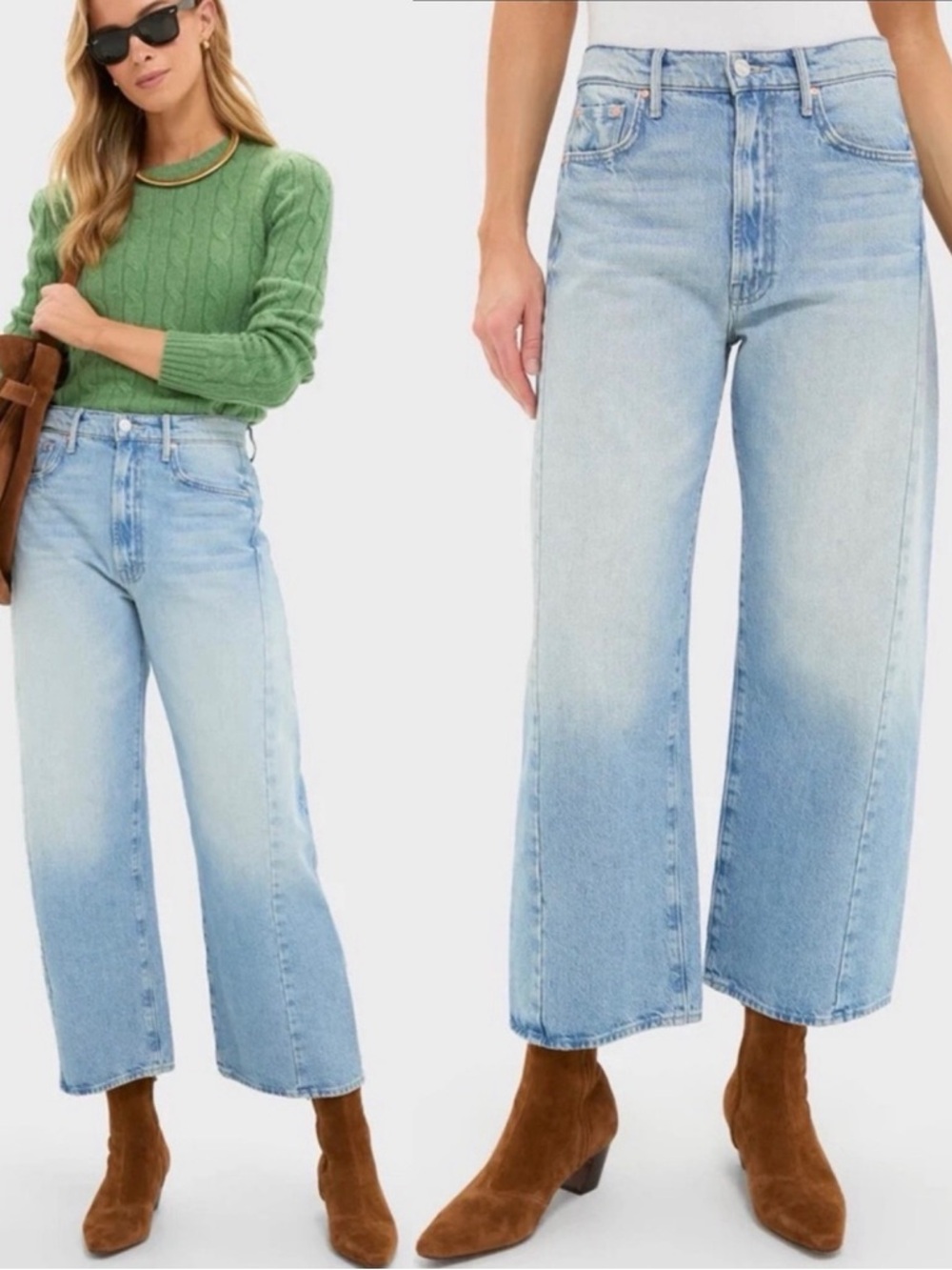 MOTHER SUPERIOR Jeans Half-Pipe Ankle This Is How I Roll Blue Size 29 - Picture 13 of 14